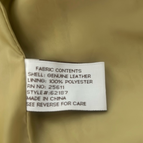 GENUINE LEATHER SUEDE FRINGED JACKET. XOXO - Picture 4 of 10